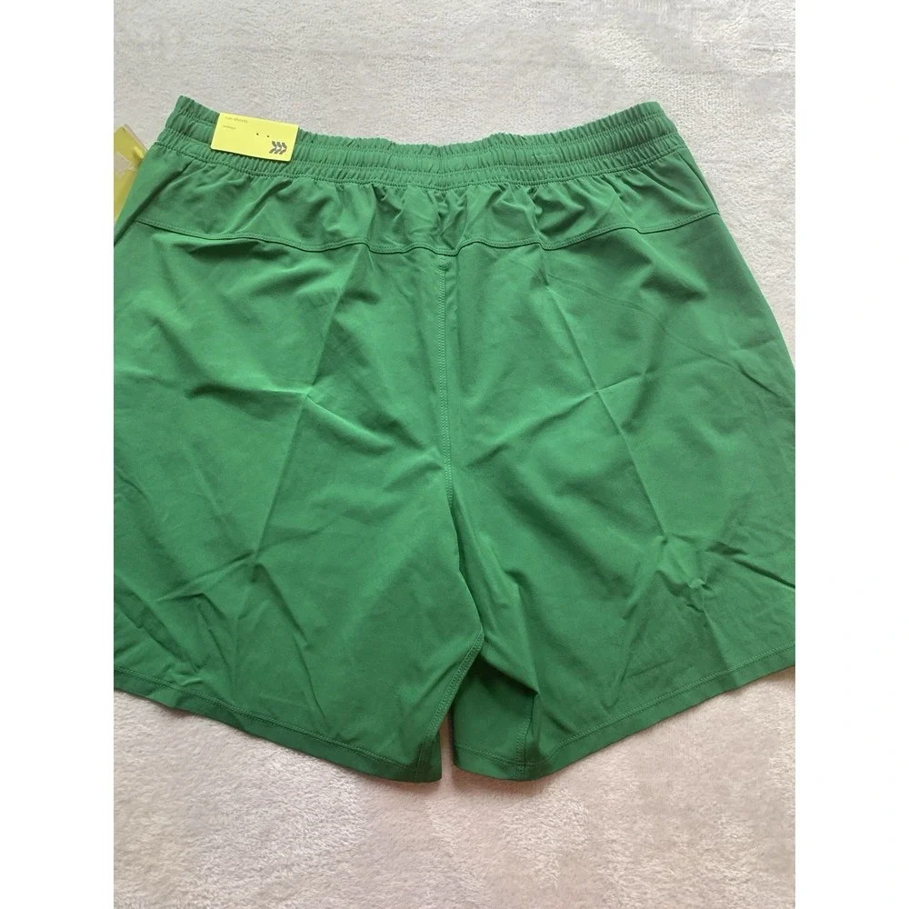 All in Motion Men's Large Unlined Run Shorts Green 7